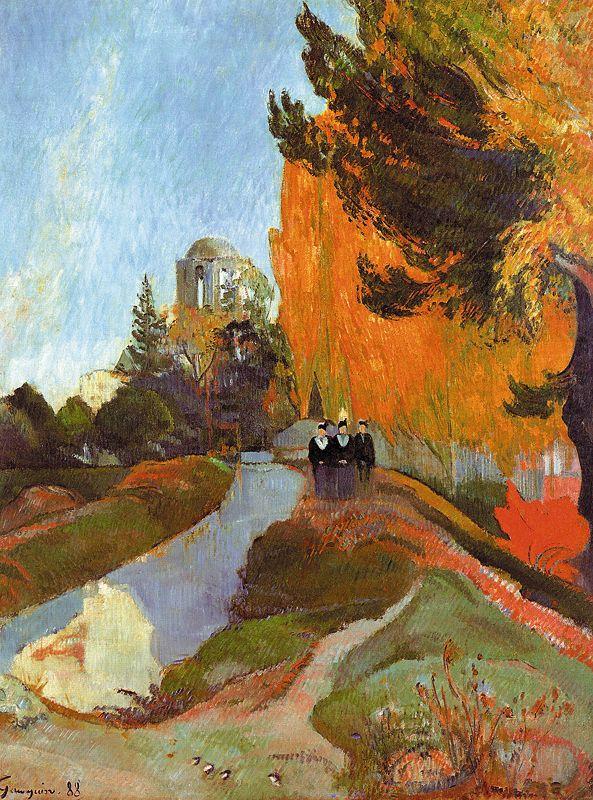 The Alyscamps at Arles, Paul Gauguin